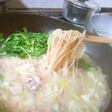 レトルトおかずで、サムゲタン汁ビーフン