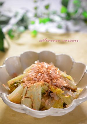白菜の芯だけ！甘みたっぷり塩昆布煮-レシピのメイン写真
