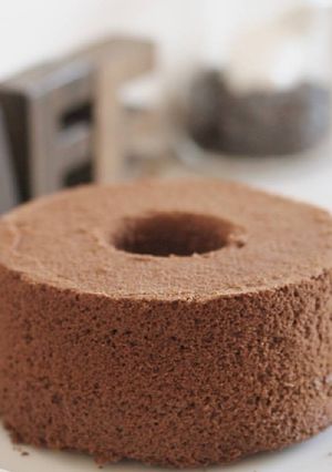 米粉のココアシフォンケーキ-レシピのメイン写真