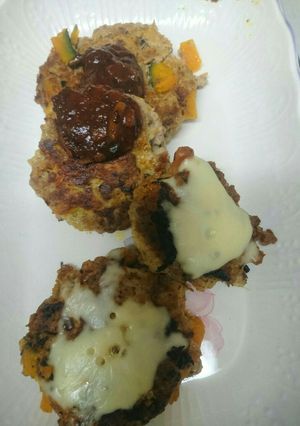 カボチャ入りハンバーグ-レシピのメイン写真