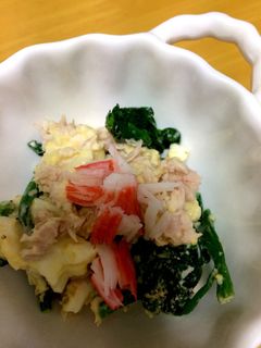 ほうれん草の簡単サラダ(*^^*)♫-レシピのメイン写真