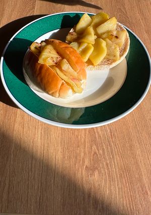 ランチのデザート✨アップルパイ風サンド！-レシピのメイン写真