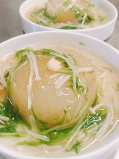 時短!柔らか大根の えのきと水菜あんかけ-レシピのメイン写真