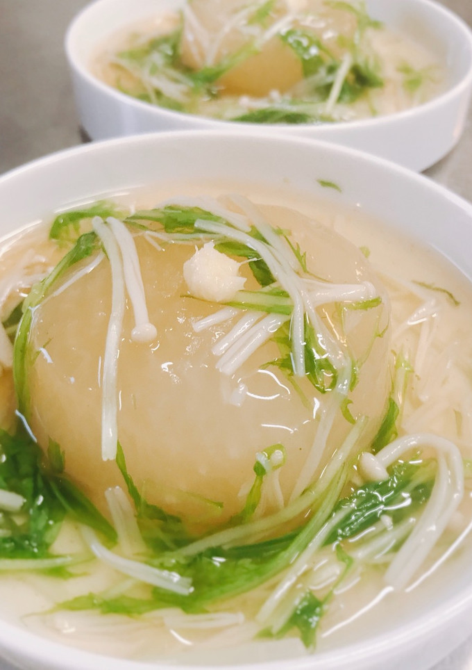時短！柔らか大根の えのきと水菜あんかけ-レシピのメイン写真
