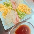 冷やし中華の具だけサラダ
