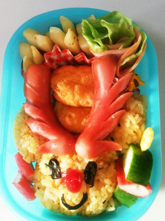 子供のお弁当に☆トナカイ風?なお弁当-レシピのメイン写真