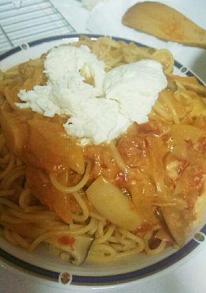 海老とエリンギのトマトクリームパスタ-レシピのメイン写真