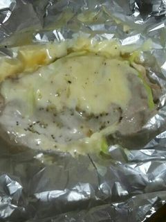 キャベツと豚肉のホイル焼き-レシピのメイン写真