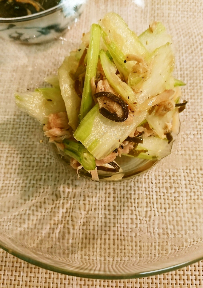 セロリとツナの和え物-レシピのメイン写真