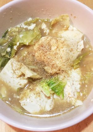 簡単すぎて美味しすぎる豆腐のゴマ煮-レシピのメイン写真