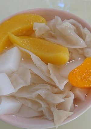キクラゲのせ杏仁豆腐　簡単スイーツ-レシピのメイン写真
