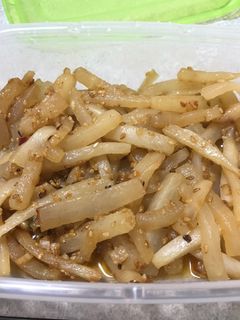 大根の辛胡麻炒め-レシピのメイン写真