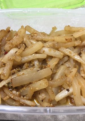 大根の辛胡麻炒め-レシピのメイン写真