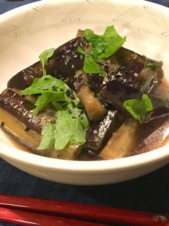 簡単!めんつゆで☆ナスのさっと煮-レシピのメイン写真