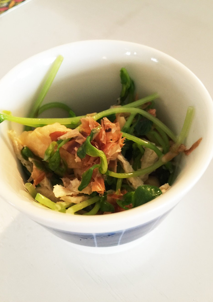 豆苗の白だし和え☘-レシピのメイン写真