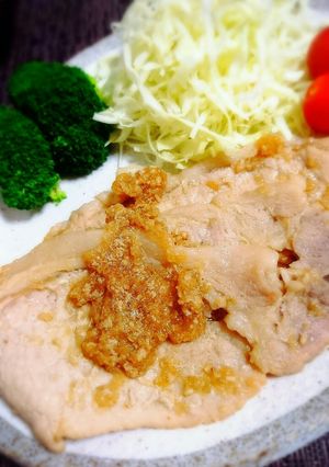 おろし玉ねぎの簡単！豚肉のしょうが焼き-レシピのメイン写真