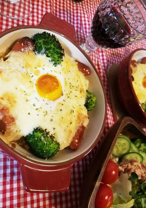 レトルトカレーで簡単ドリア♪-レシピのメイン写真