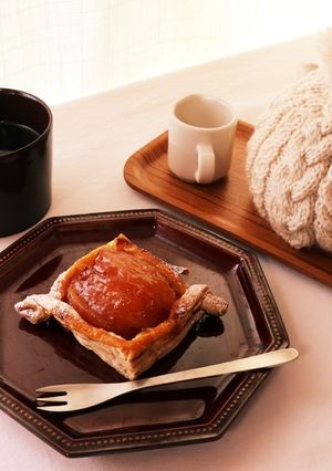 冷凍パイシートで簡単オープンアップルパイ-レシピのメイン写真