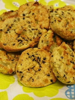 おからパウダーでおさつ黒ごまクッキー-レシピのメイン写真