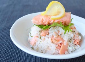 ［鮭と大葉 さっぱりレモン 混ぜ寿司］-レシピのメイン写真