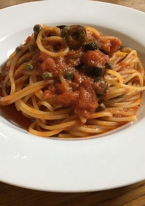 スパゲッティプッタネスカ-レシピのメイン写真