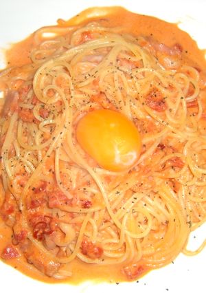 簡単☆美味しい☆チリカルボナーラ-レシピのメイン写真
