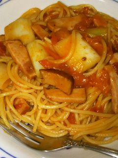 ワンポット☆長ネギとトマトソースのパスタ-レシピのメイン写真