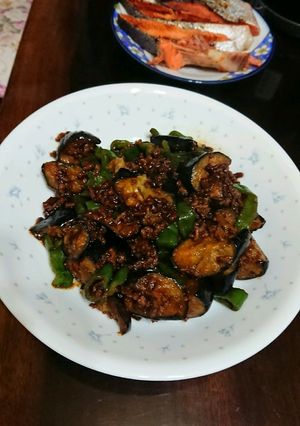 弁当・おかず・なすピーマン甘辛みそ濃いめ-レシピのメイン写真