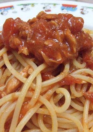 ツナとトマトのクリームパスタ❤-レシピのメイン写真
