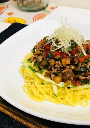 ピーマンコロコロジャージャー麺-レシピのメイン写真