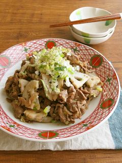 牛と蓮根のネギ塩しぐれ☆お弁当に♪-レシピのメイン写真