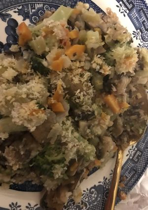 ライスと野菜のクリームキャセロール-レシピのメイン写真