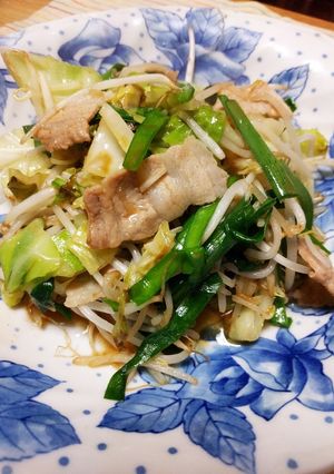 もやしとにらの♪簡単焼肉のタレ炒め♥-レシピのメイン写真