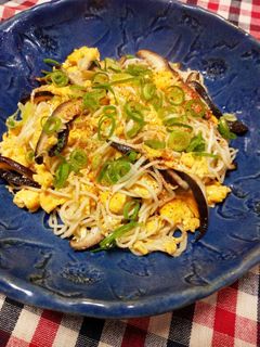ランチに♪しいたけバターそうめん♥-レシピのメイン写真