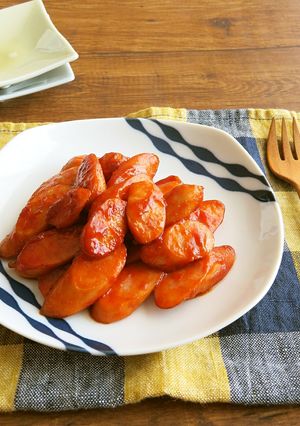 簡単☆ウインナーのカレーケチャップ♪-レシピのメイン写真