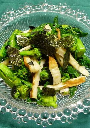 菜花とちくわの海苔わさび和え-レシピのメイン写真