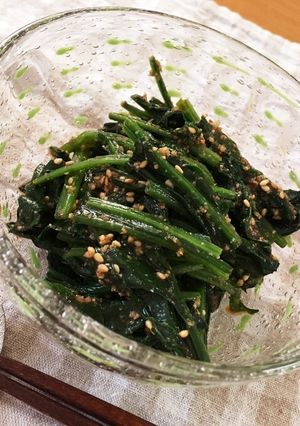 ほうれん草の胡麻和え-レシピのメイン写真