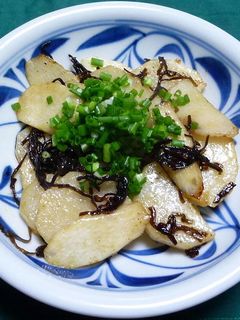 長芋と塩昆布のバター炒め-レシピのメイン写真