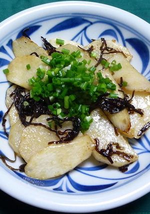 長芋と塩昆布のバター炒め-レシピのメイン写真