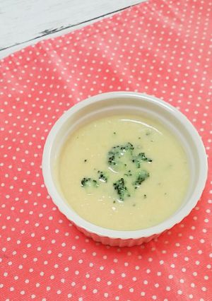 離乳食☆ブロッコリー入り豆乳コーンスープ-レシピのメイン写真