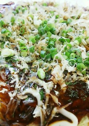 お好み焼き風山芋焼-レシピのメイン写真