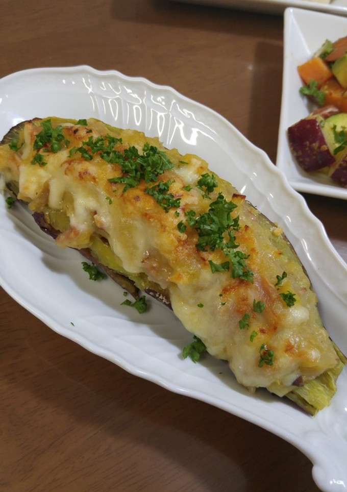 さつまいも丸ごと！スイート♥グラタン-レシピのメイン写真