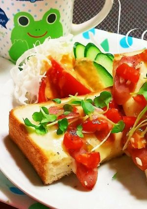 温活♡朝ごはん♪生姜のチーズトースト-レシピのメイン写真