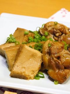 味ぽんで★鶏手羽元と厚揚げのさっぱり煮-レシピのメイン写真