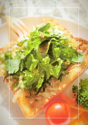 パクチー好きさんの和トースト-レシピのメイン写真