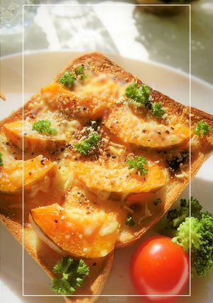 milkyでspicyな南瓜トースト-レシピのメイン写真