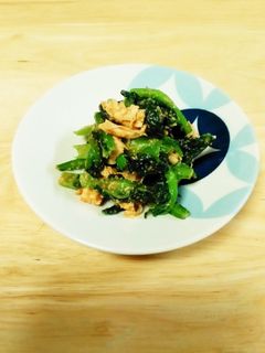 小松菜と鶏ささみ肉のゴマ和え-レシピのメイン写真