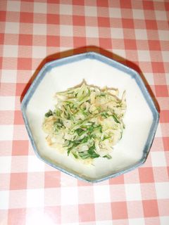 水菜とキャベツのおかか和え-レシピのメイン写真