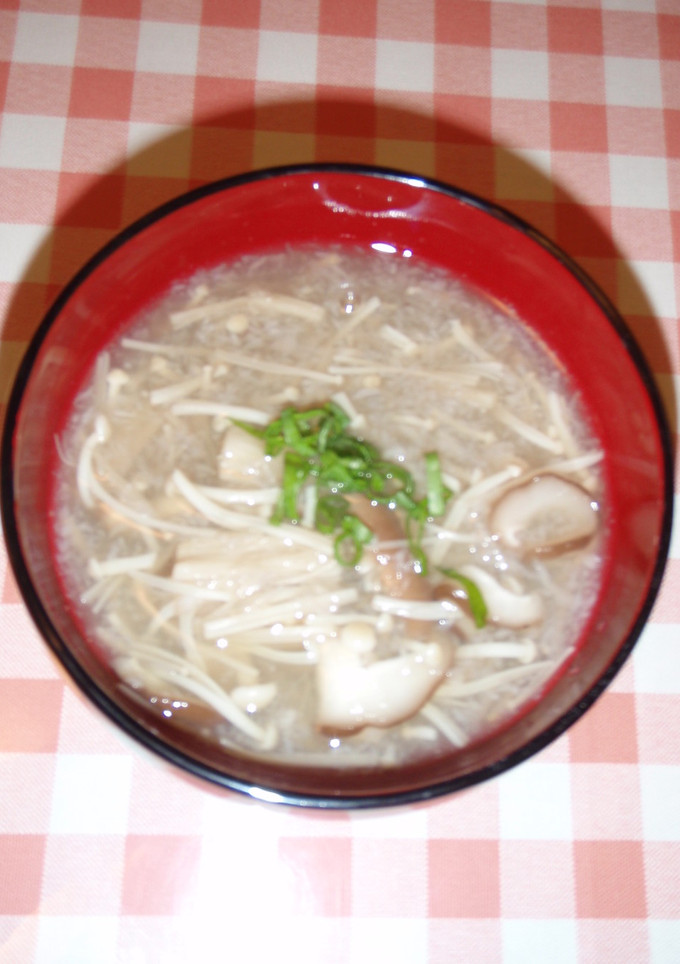 きのことレンコンの中華風スープ-レシピのメイン写真