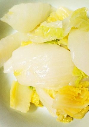 常備菜！シンプルなごま油香るゆで白菜♡-レシピのメイン写真